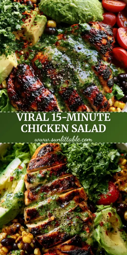 Honey Lime Chicken Avocado Salad with Charred Corn and Black Beans 4 Top-down view of Honey Lime Chicken Avocado Salad in a white bowl with grill-marked chicken and ripe avocado.