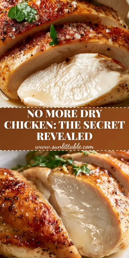 Oven-Baked Chicken Breast: The Secret to Juicy, Golden Success 3 A succulently sliced oven-baked chicken breast on a white platter with lemon zest and parsley garnish.